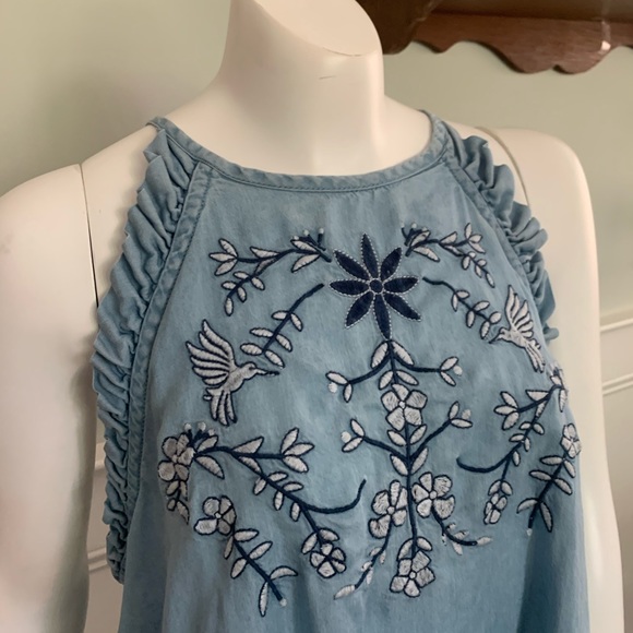 Blue Rain Tops - NWOT Blue Rain blouse. Size large.